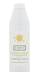 Simply Luxury White Chocolate Topping Sauce