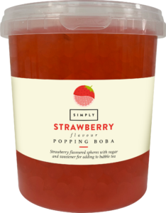 Simply Strawberry Popping Boba 870g
