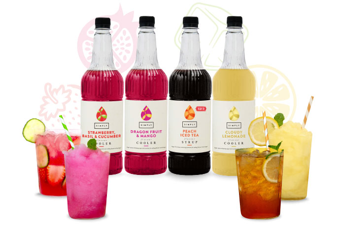 Cooler Syrups, Slushie mixes, the coolest sips in town.
