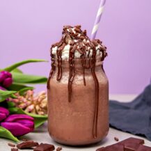 Hazelnut Chocolate Hot Milkshake