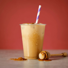 Salted Honeycomb Iced Latte